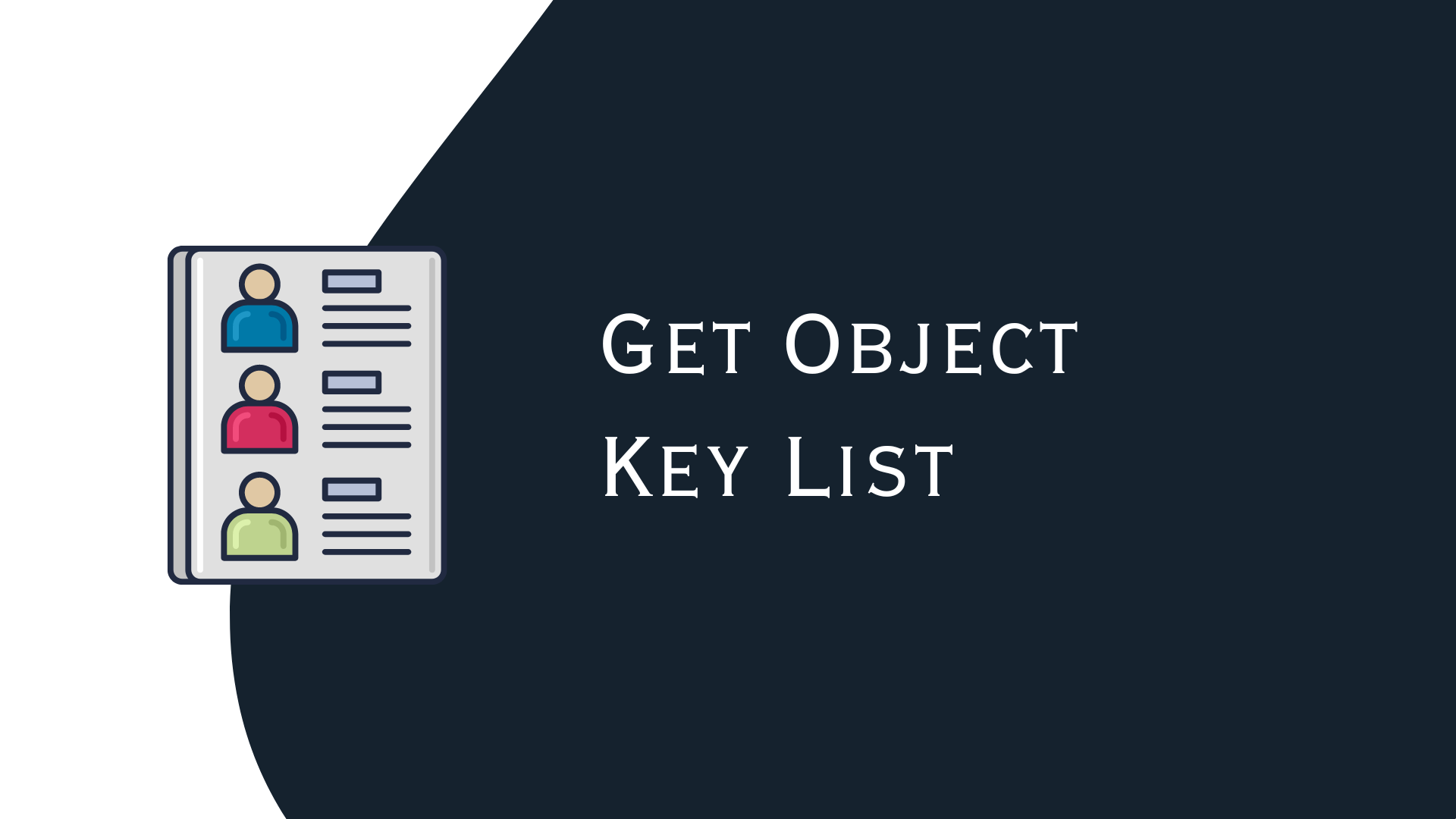 JavaScript - Get Object Key List