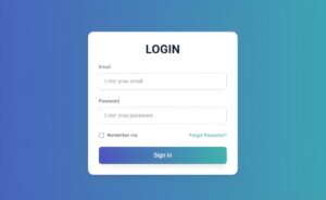 Read more about the article Creating Login Form with Tailwind CSS & GSAP Animations