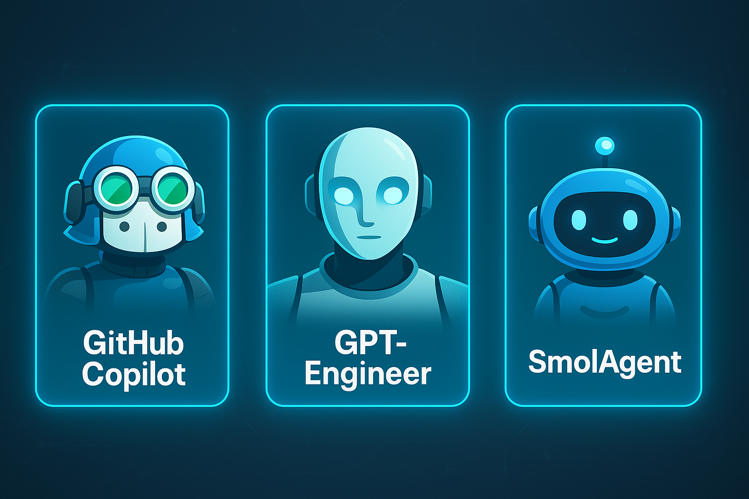 Read more about the article GitHub Copilot vs GPT-Engineer vs SmolAgent — What’s the Real Difference?